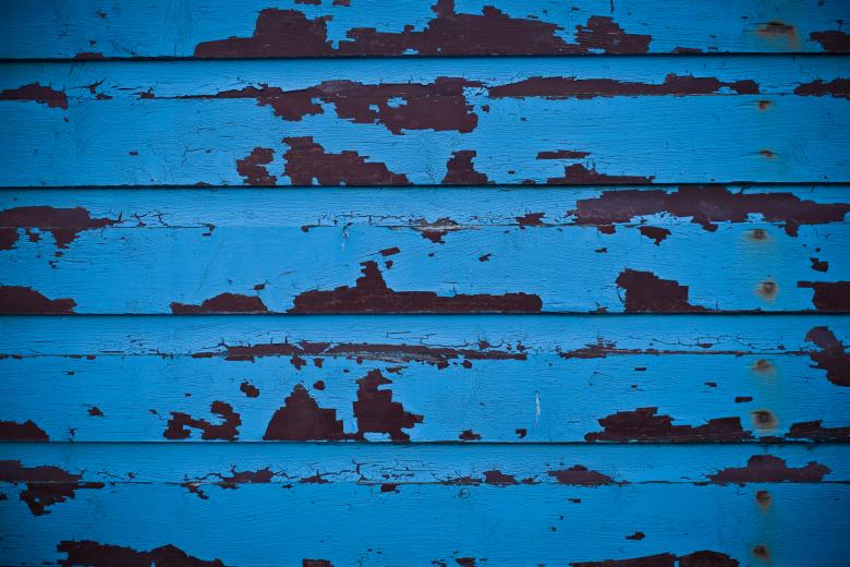 Free stock image of Blue Wooden Peeled Paint Wall created by Free Texture Friday