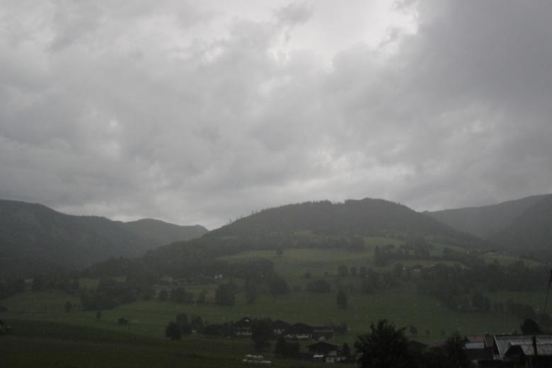 Free stock image of Green hill into clouds created by Hassan Yahya Alali