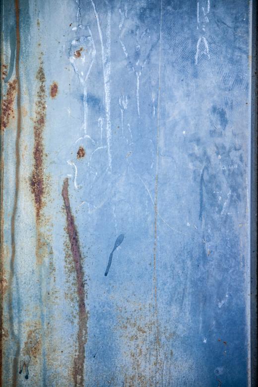 Free stock image of Blue Rusted Metal Surface created by Eduardo Soares Bogosian