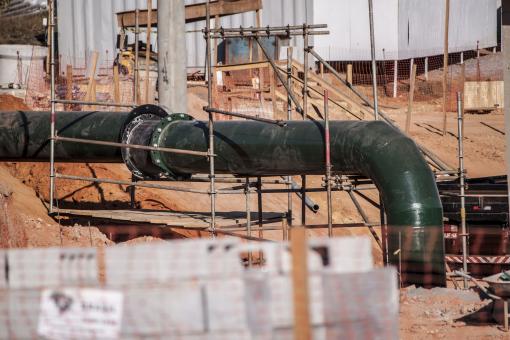 Large Industrial Pipe