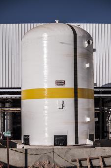 White Metallic Container