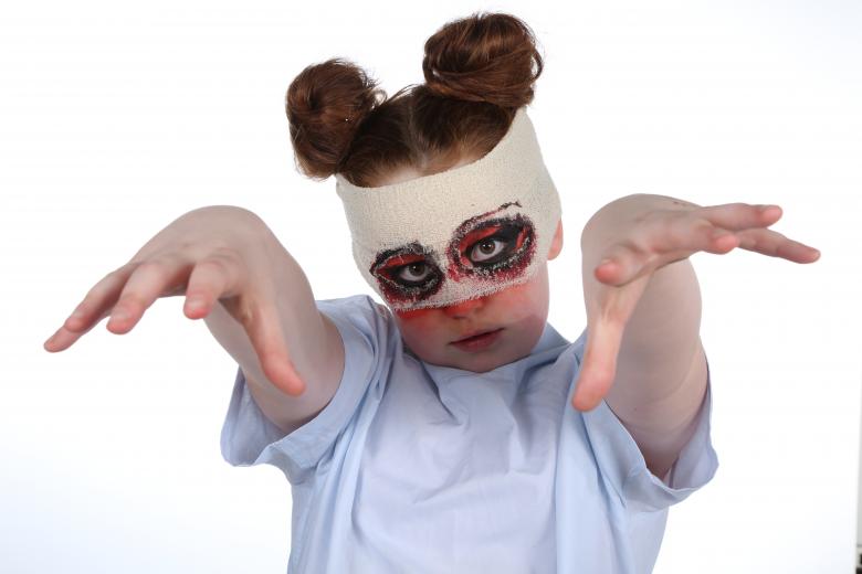 Free stock image of Young Girl Dressed up as Ghost created by Christopher Terrance Owen