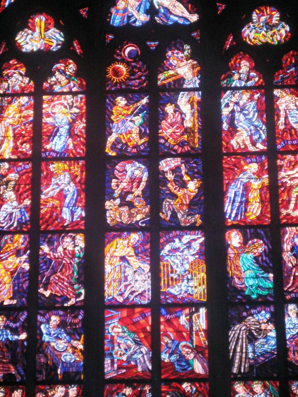 Free stock image of Stained Church Glass created by VIJOY M ALEXANDER