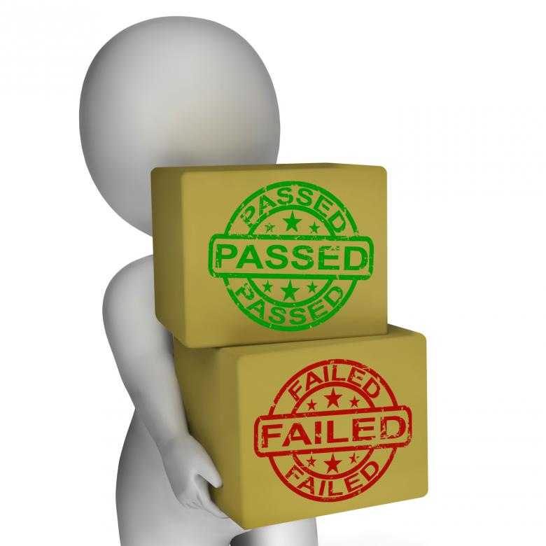 Free stock image of Passed And Failed Boxes Mean Product Testing Or Validation created by Stuart Miles