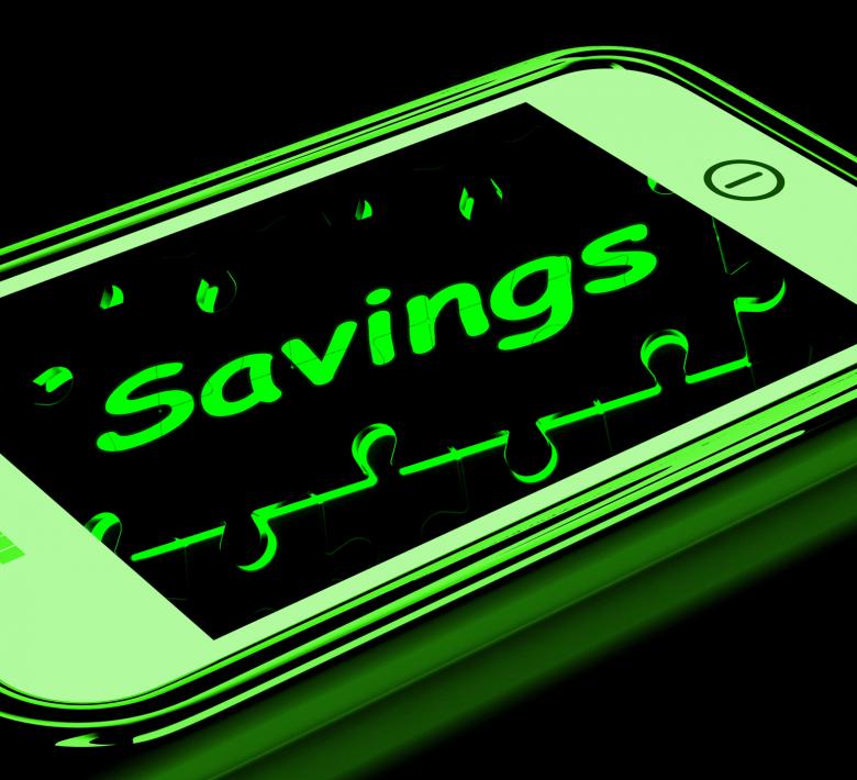 Free stock image of Savings On Smartphone Showing Monetary Growth created by Stuart Miles