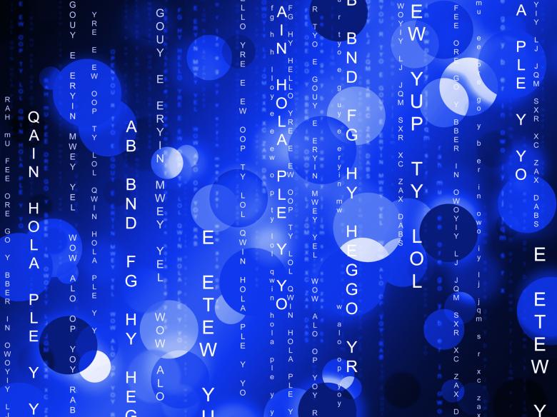 Free stock image of Matrix Background Shows Digital Programming And Futuristic created by Stuart Miles