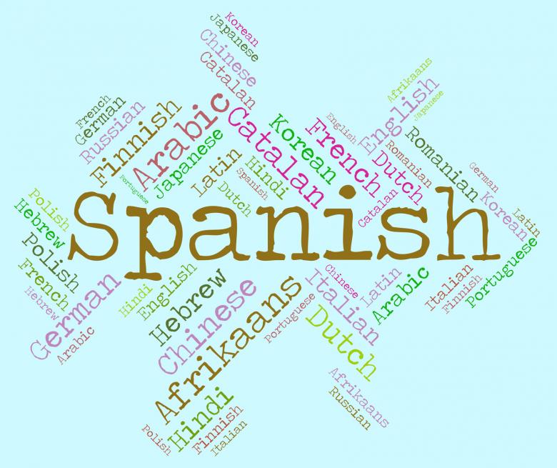Free stock image of Spanish Language Indicates Vocabulary Lingo And Wordcloud created by Stuart Miles