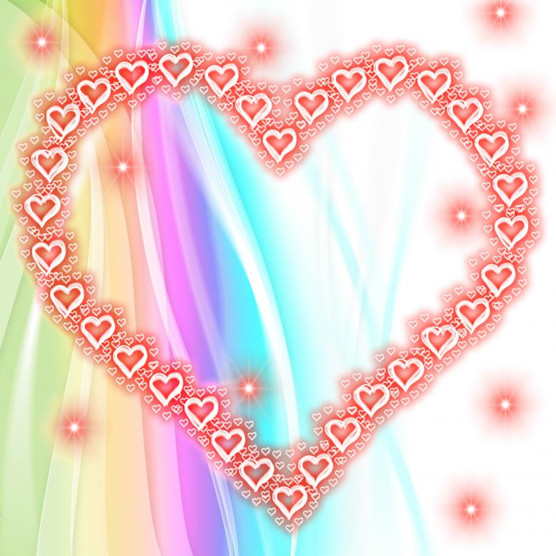 Free stock image of Heart Background Shows Valentines Day And Copy created by Stuart Miles