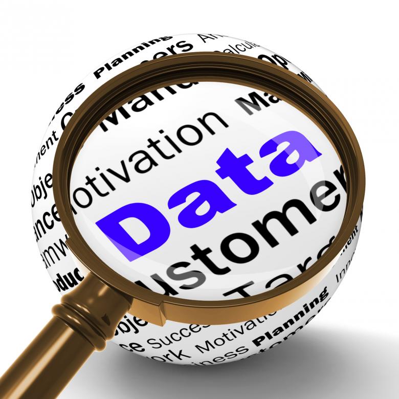 Free stock image of Data Magnifier Definition Means Digital Information Or Database created by Stuart Miles