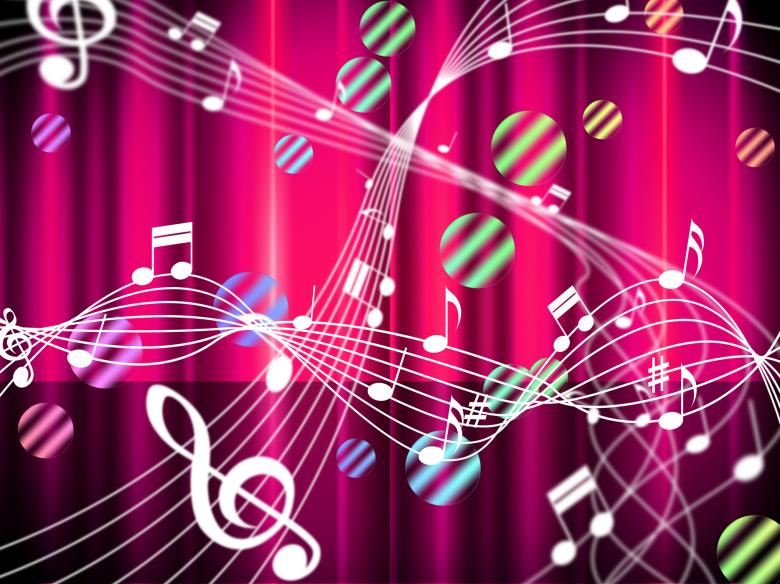 Free stock image of Notes Background Shows Theater Stage And Acoustic created by Stuart Miles
