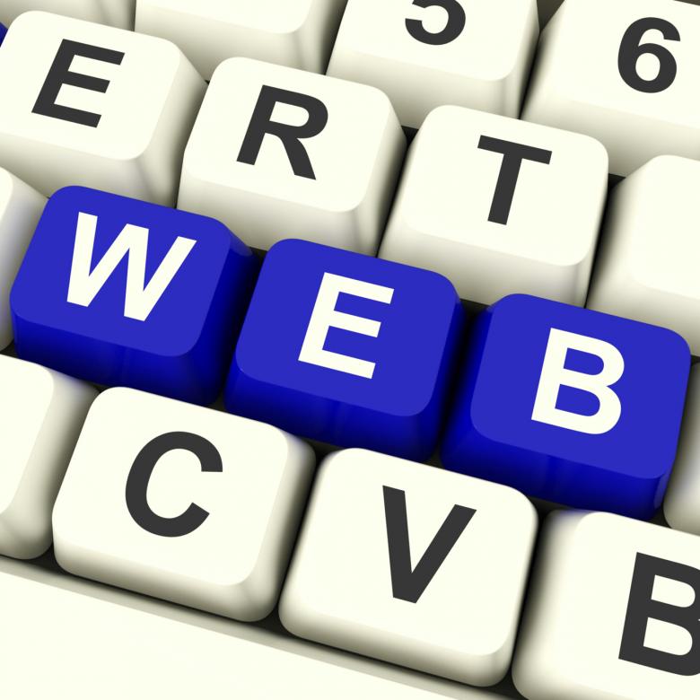 Free stock image of Web Computer Keys Showing Online Websites Or Internet created by Stuart Miles
