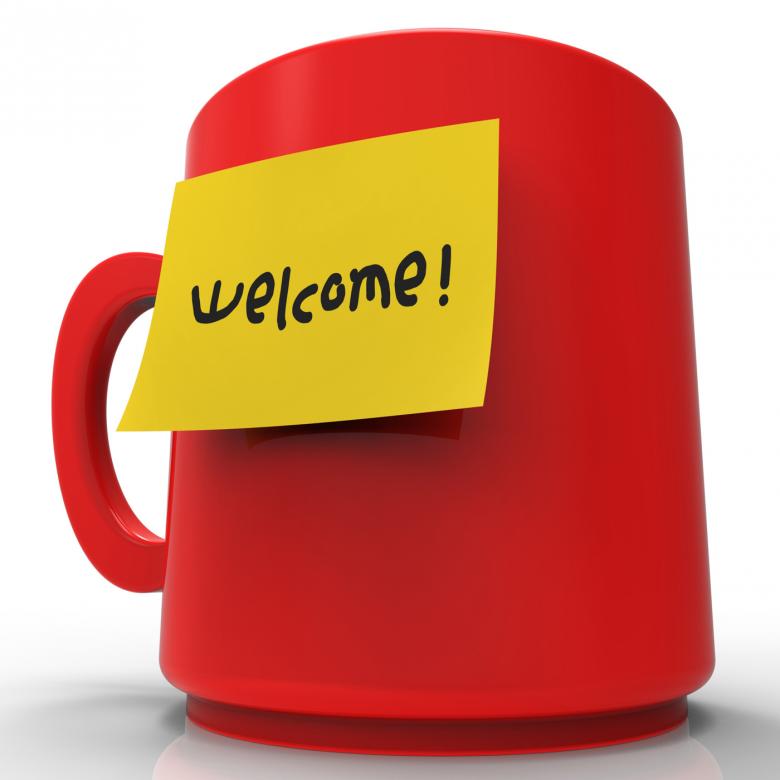 Free stock image of Welcome Message Shows Arrival Messages And Correspondence 3d Rendering created by Stuart Miles