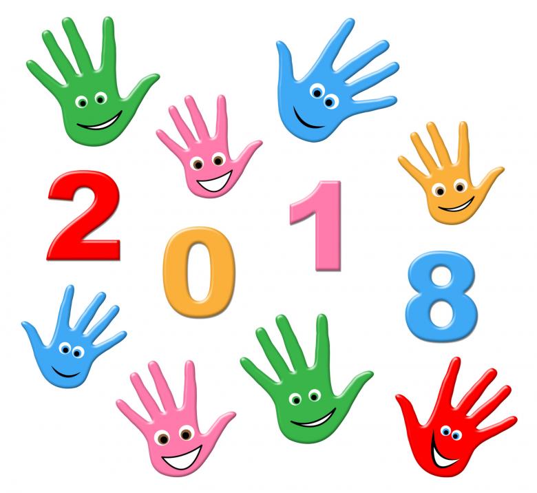 Free stock image of New Year Represents Two Thousand Eighteen And Celebrating created by Stuart Miles