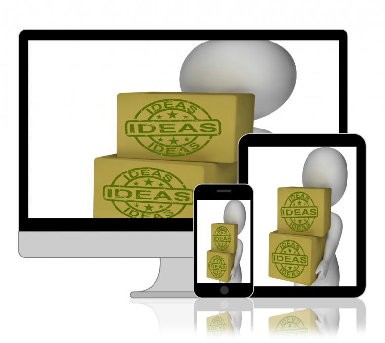 Free stock image of Ideas Boxes Display Innovation Thinking And Concepts created by Stuart Miles
