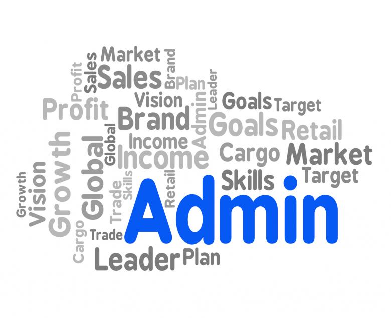 Free stock image of Admin Word Shows Administration Management And Governance created by Stuart Miles