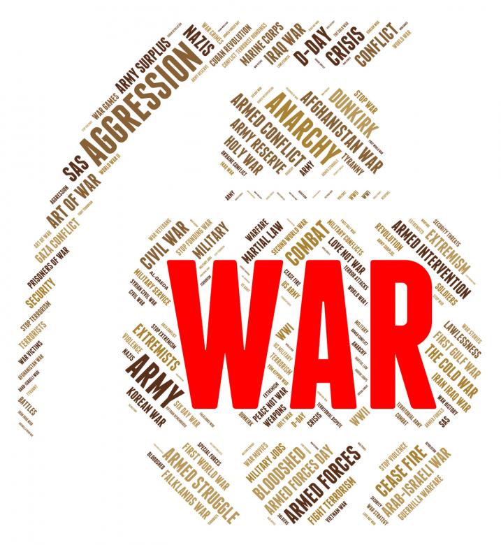 Free stock image of War Word Represents Military Action And Battle created by Stuart Miles