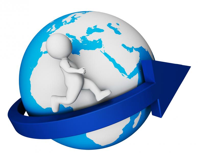Free stock image of Worldwide Globe Means Render Globally And Globalisation 3d Rendering created by Stuart Miles