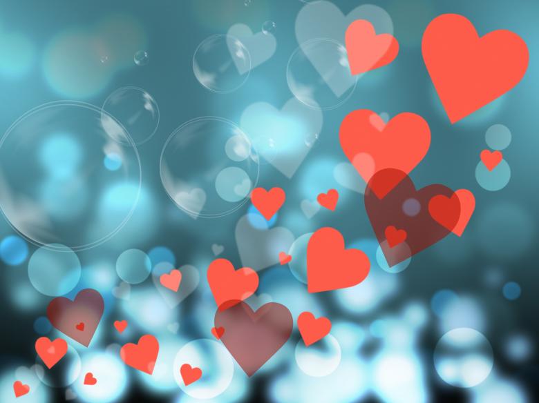 Free stock image of Hearts Background Represents Valentines Day And Backdrop created by Stuart Miles