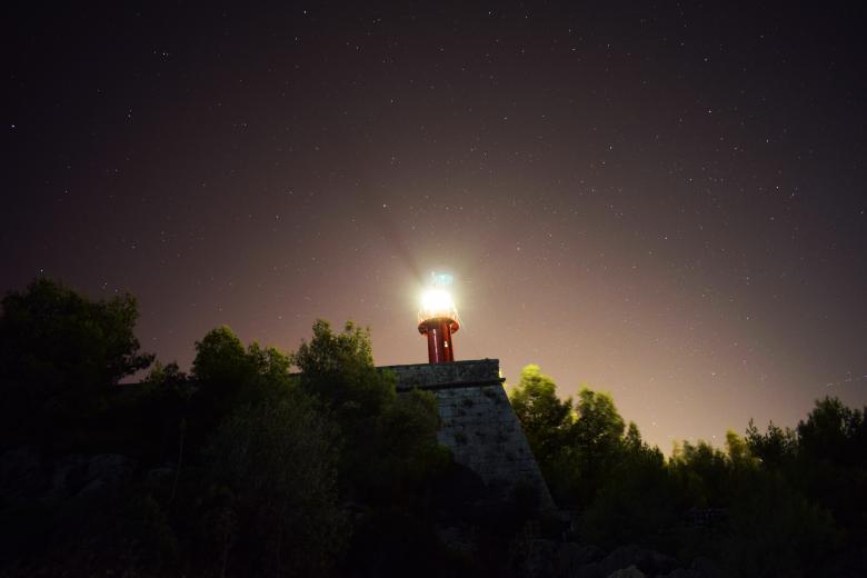 Free stock image of Lighthouse at Night created by José Manuel alves rodrigues