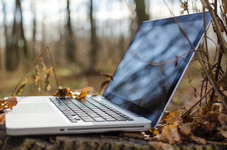 Free stock image of Notebook Computer in Forest created by Lukas