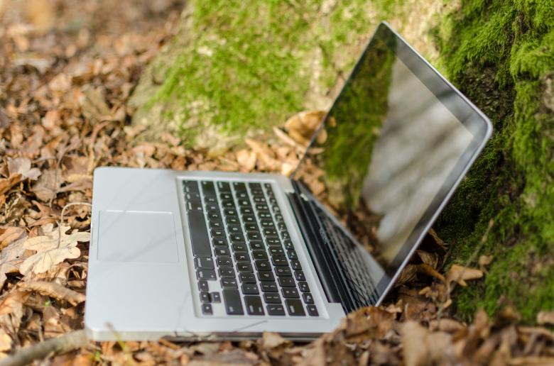 Free stock image of Notebook PC in Forest created by Lukas