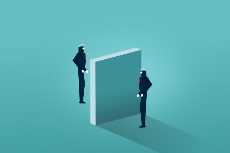 Free stock image of Wall Between Businessmen - Broken Communication and Rivalry Concept created by Jack Moreh