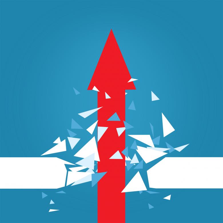 Free stock image of Red Arrow Blasting Through Barrier created by Jack Moreh