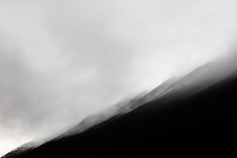Free stock image of Foggy Ljosavatn Mountain created by Nicolas Raymond