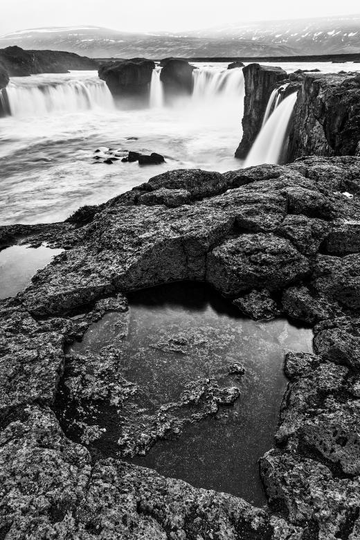 Free stock image of Loki Falls - Black & White created by Nicolas Raymond