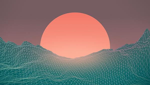 Free Stock Photo of Unknown Territory - Rising Star Over Alien Land - Exploration Concept