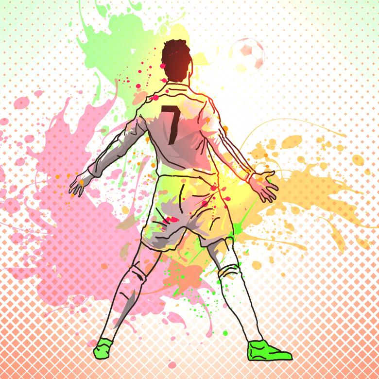 Free stock image of Football Player - Soccer Player - Striker created by Jack Moreh