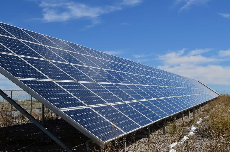Free stock image of Solar Farm created by StockMix