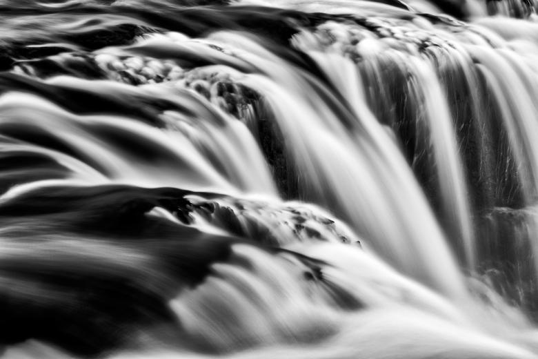 Free stock image of Kolufoss Silk Cascades - Black & White created by Nicolas Raymond