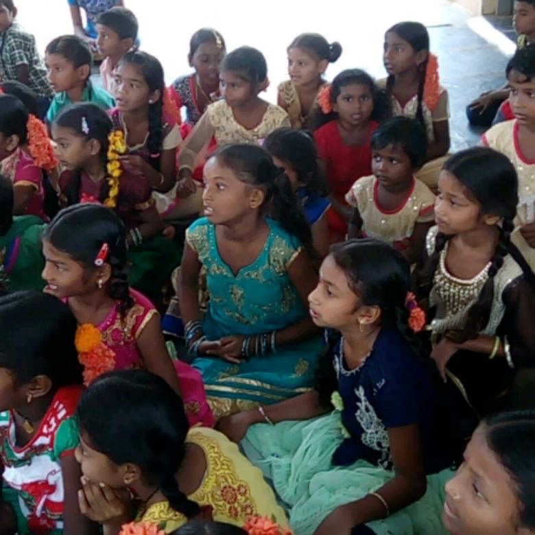 Free stock image of Spectators of folk dance created by Kanduri Narasimha Charyulu
