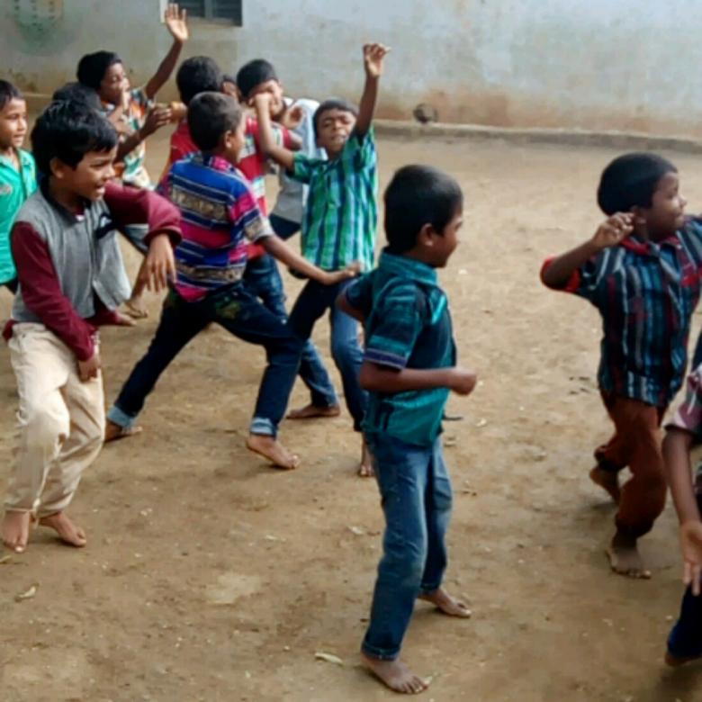 Free stock image of Boys dance for folk song created by Kanduri Narasimha Charyulu