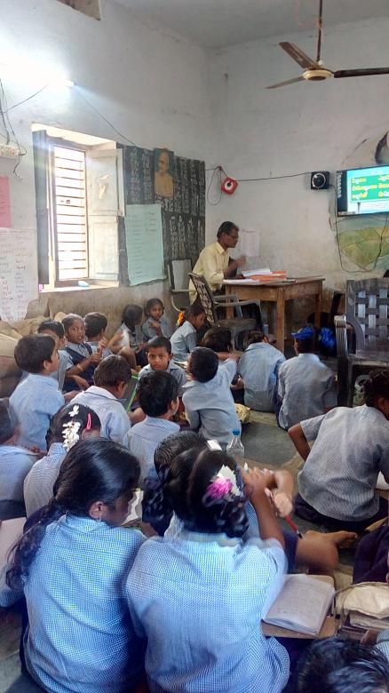 Free stock image of Pupils interest in video lessons created by Kanduri Narasimha Charyulu