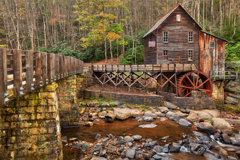 Free stock image of Glade Creek Grist Mill created by Nicolas Raymond