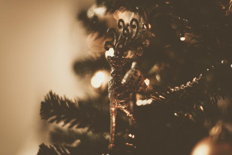 Free stock image of Christmas Tree Reindeer Ornament created by Bjorgvin
