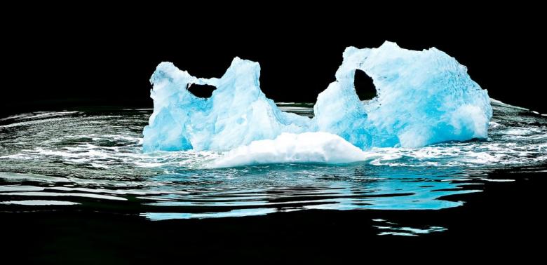 Free stock image of Melting Iceberg on Black created by agphotostock.com
