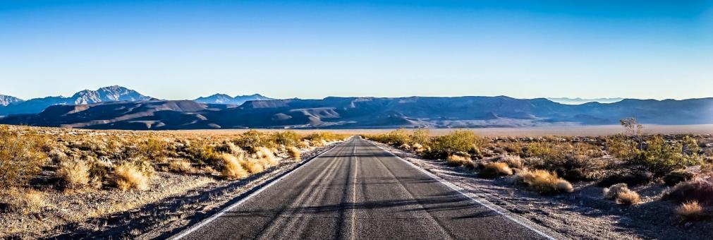 Desert Road Panorama - Free Stock Photo