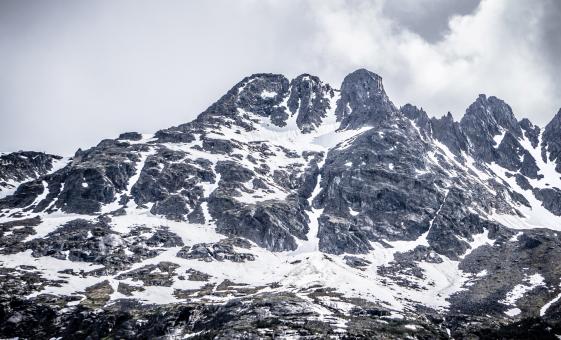 Free Stock Photo of Winter Mountain Landscape