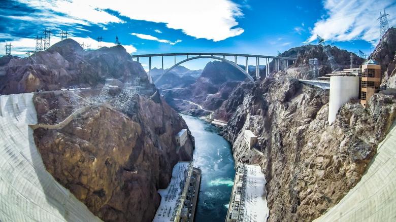 Free stock image of Hoover Dam Memorial Bridge created by agphotostock.com