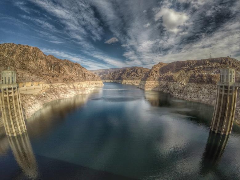 Free stock image of Upstream Hoover Dam Canyon created by agphotostock.com