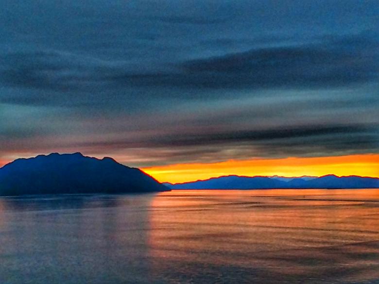 Free stock image of Sunset Seen from Sea created by agphotostock.com