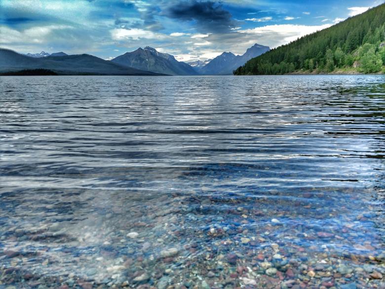 Free stock image of McDonald Lake created by agphotostock.com