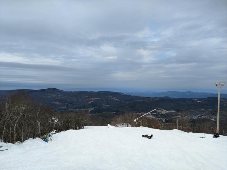 Free stock image of Ski slopes on mountain in winter created by agphotostock.com