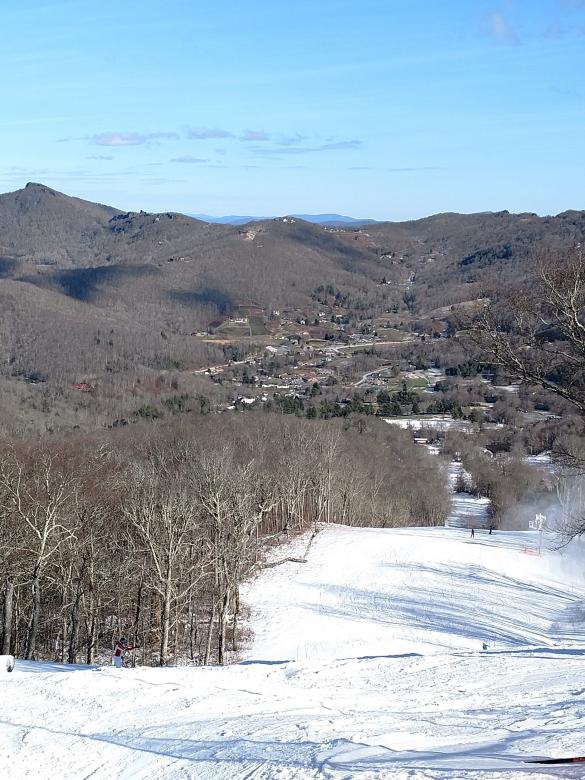 Free stock image of Skiing on mountain hills in winter created by agphotostock.com