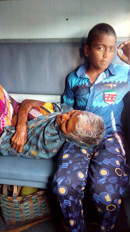 Free stock image of Mercy on old woman created by Kanduri Narasimha Charyulu