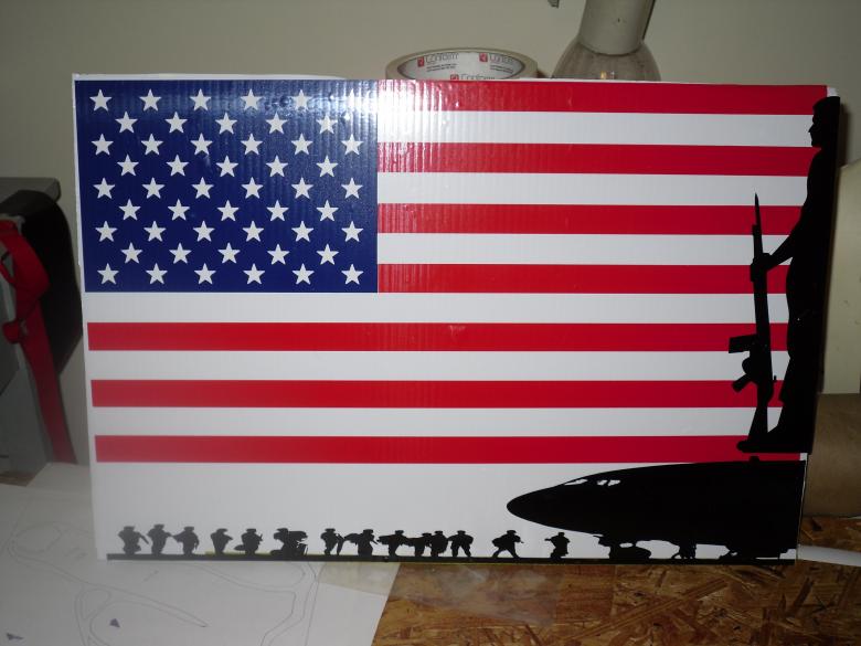 Free stock image of Building flag sticker step 2 created by rudy liggett