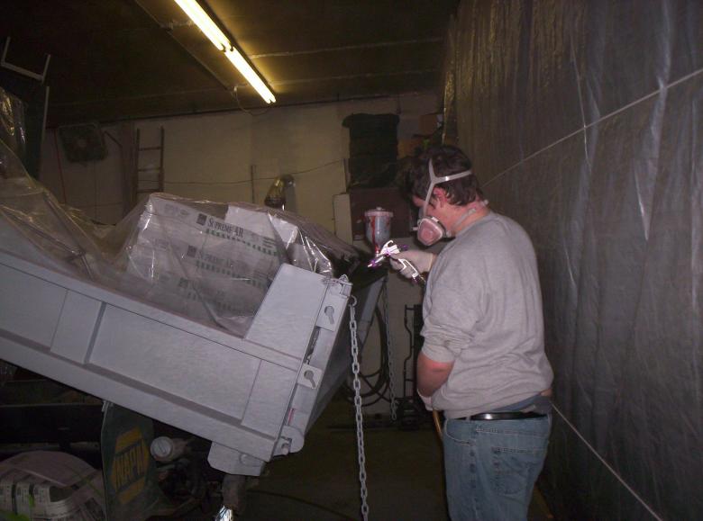 Free stock image of We're painting a dump truck created by rudy liggett